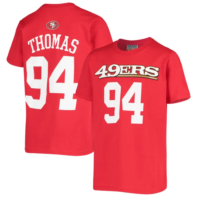 Men's Nike Deebo Samuel Scarlet San Francisco 49ers Player Name & Number T-Shirt Size: Large