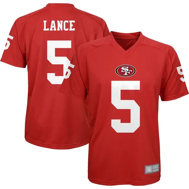 Lids George Kittle San Francisco 49ers Fanatics Branded Hashmark Name &  Number V-Neck T-Shirt - Scarlet