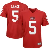 Youth Richard Sherman Scarlet San Francisco 49ers Mainliner Player Name &  Number T-Shirt