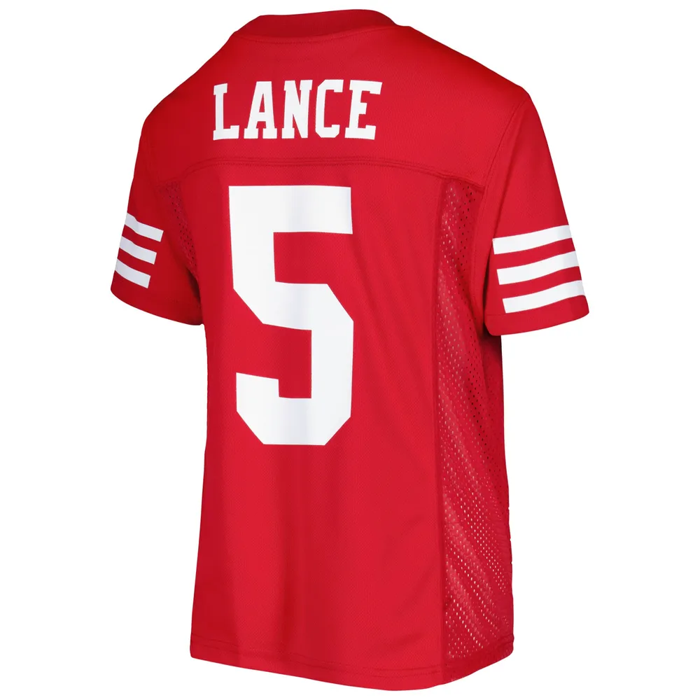 Outerstuff Youth Trey Lance Scarlet San Francisco 49ers Team Replica Player  Jersey