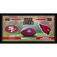 Kansas City Chiefs vs. Los Angeles Chargers Fanatics Authentic Framed 10 x 20 House Divided Football Collage