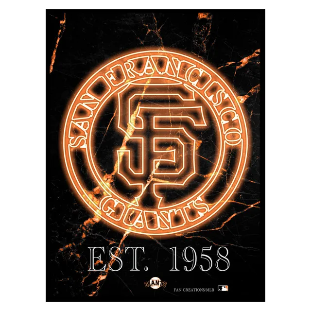 Lids San Francisco Giants 12'' x 16'' Personalized Team Jersey Print