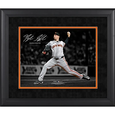 Blake Snell San Francisco Giants Facsimile Signature Framed 11" x 14" Spotlight Photograph