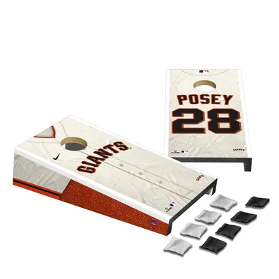 Lids Buster Posey San Francisco Giants 2' x 4' Jersey Design Regulation  Cornhole Board Set