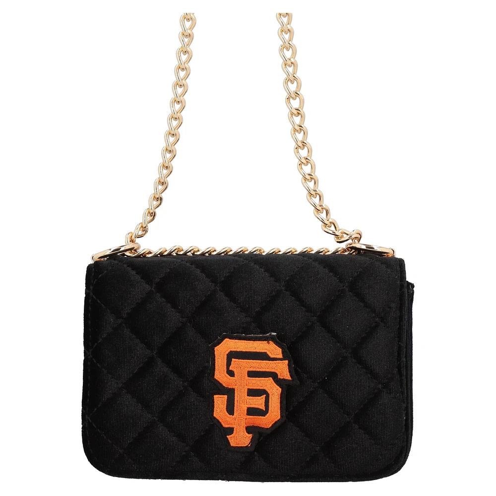 Sac à main à bandoulière en velours Cuce San Francisco Giants