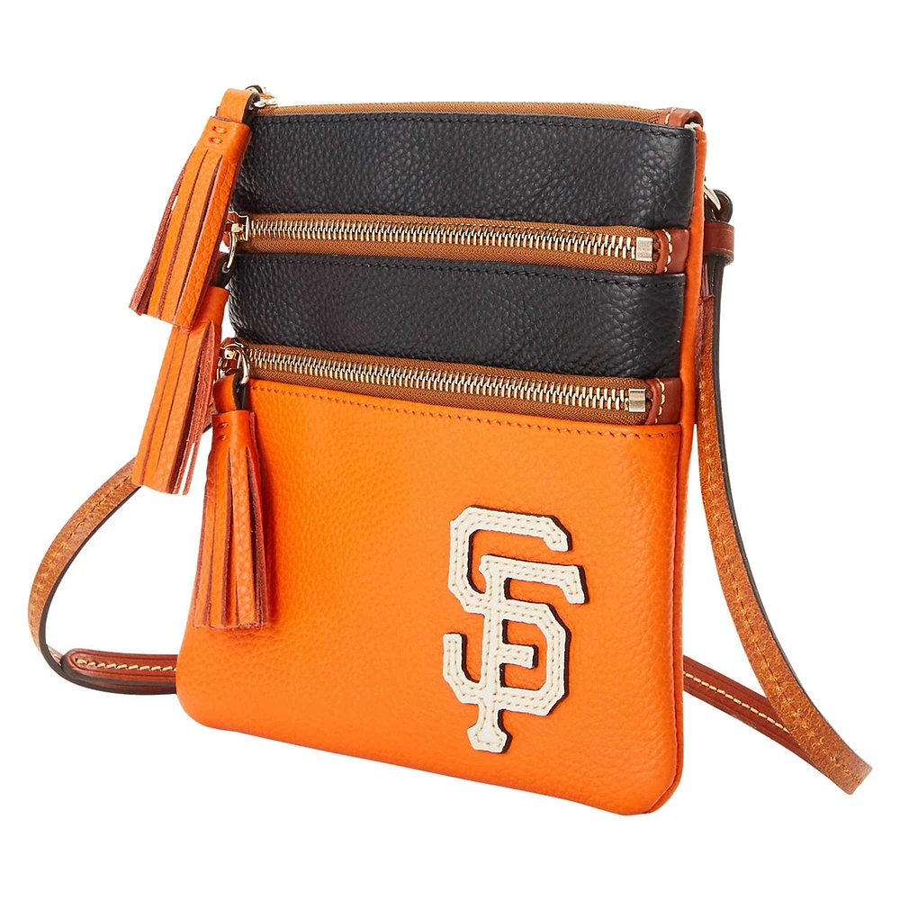 Dooney & Bourke San Francisco Giants Infield Sac à main à bandoulière triple fermeture éclair