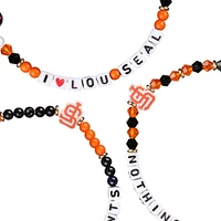 Lot de 3 bracelets d'amitié FOCO des Giants de San Francisco