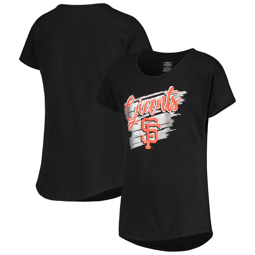 Girls Youth Black San Francisco Giants Dream Scoop-Neck T-Shirt