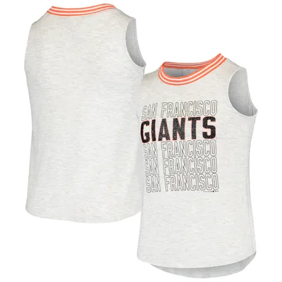 Boston Red Sox New Era Girls Youth Pinstripe Tank Top - White/Navy