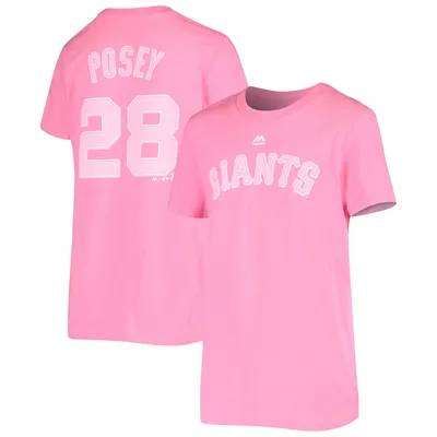 Nike San Francisco Giants Big Boys and Girls Name and Number Player T-shirt  - Buster Posey - Macy's