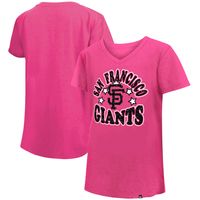 San Francisco Giants New Era Girls Youth Jersey Stars V-Neck T