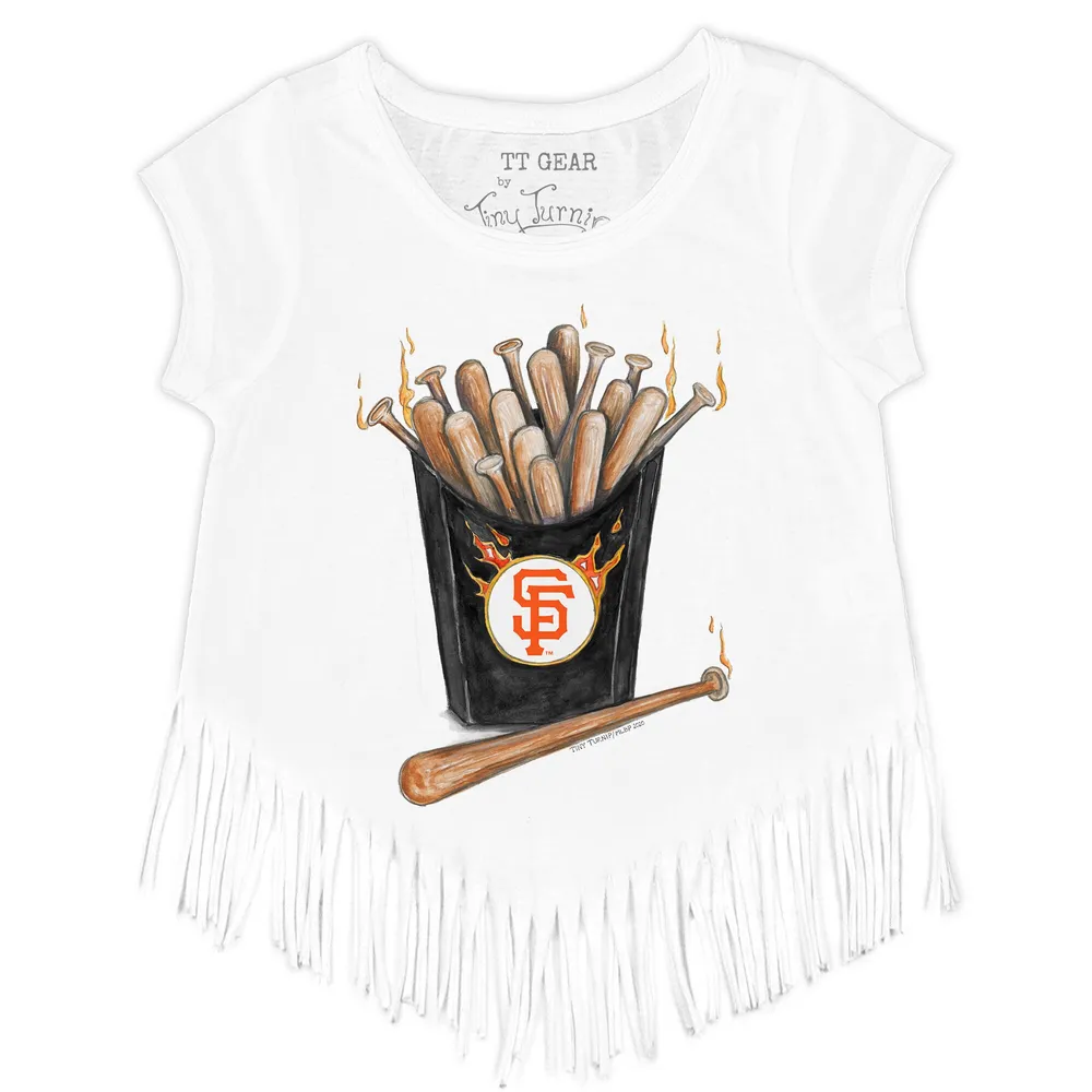 Official Youth San Francisco Giants White Team Wordmark t-shirt