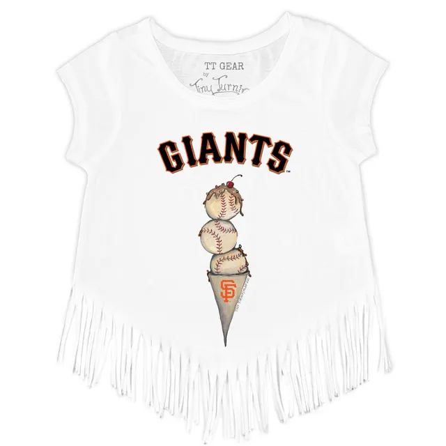 Lids San Francisco Giants Tiny Turnip Infant Baseball Bow Bodysuit