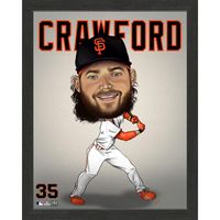 Highland Mint Brandon Crawford San Francisco Giants 12" x 15" Dynamo - Framed Photo