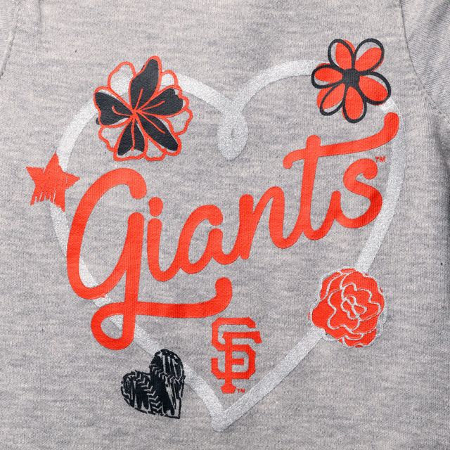 Ensemble de 3 bodys Batter Up des Giants San Francisco pour bébé, noir/orange/gris