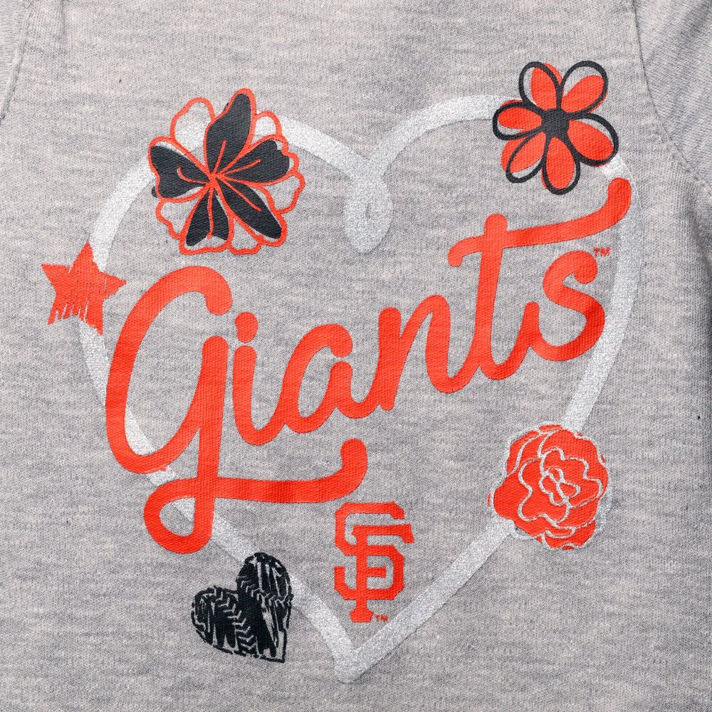 Infant Black/Orange/Gray San Francisco Giants Batter Up 3-Pack Bodysuit Set