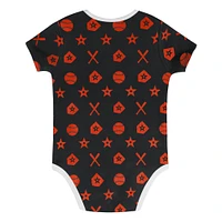 Ensemble de couvre-couches pour bébé noir San Francisco Giants On Deck 2 pièces