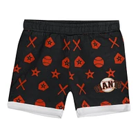 Ensemble de couvre-couches pour bébé noir San Francisco Giants On Deck 2 pièces