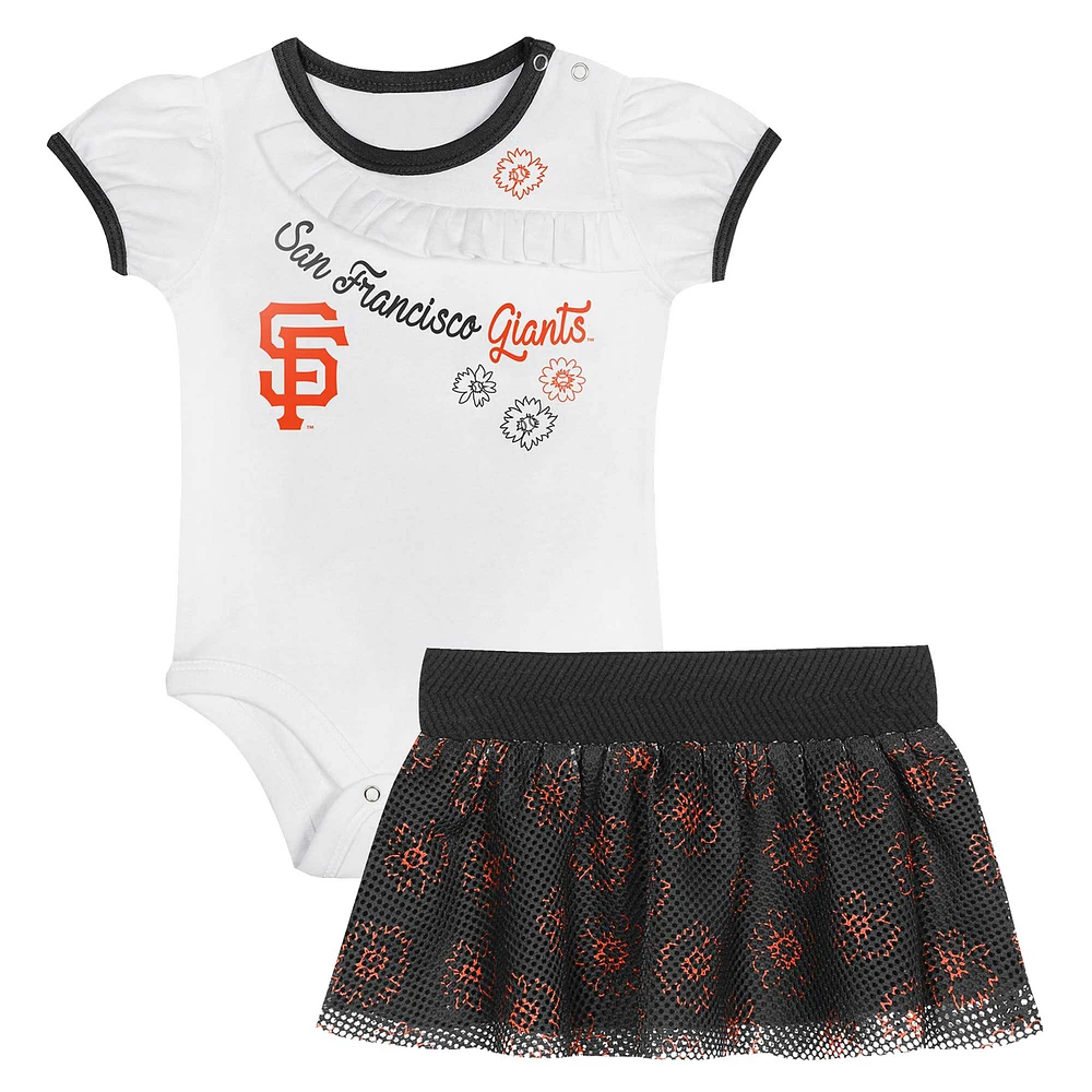 Ensemble body et jupe doux pour bébé, San Francisco Giants