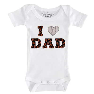 Infant Tiny Turnip White San Diego Padres Teddy Boy Bodysuit