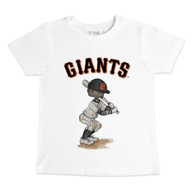 Lids San Francisco Giants Tiny Turnip Toddler Stega T-Shirt - White