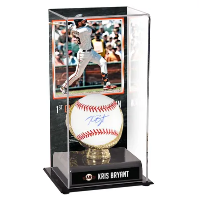 Kris Bryant San Francisco Giants Fanatics Authentic Autographed Baseball and Debut Gold Glove Display Case with Image