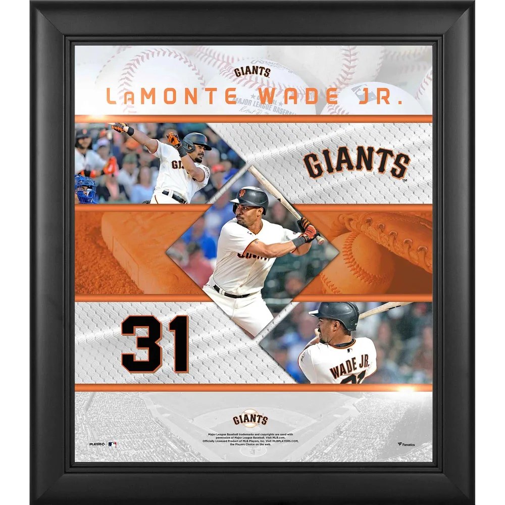 Lamonte Wade Jr. San Francisco Giants Framed 15 x 17 Stitched Stars Collage