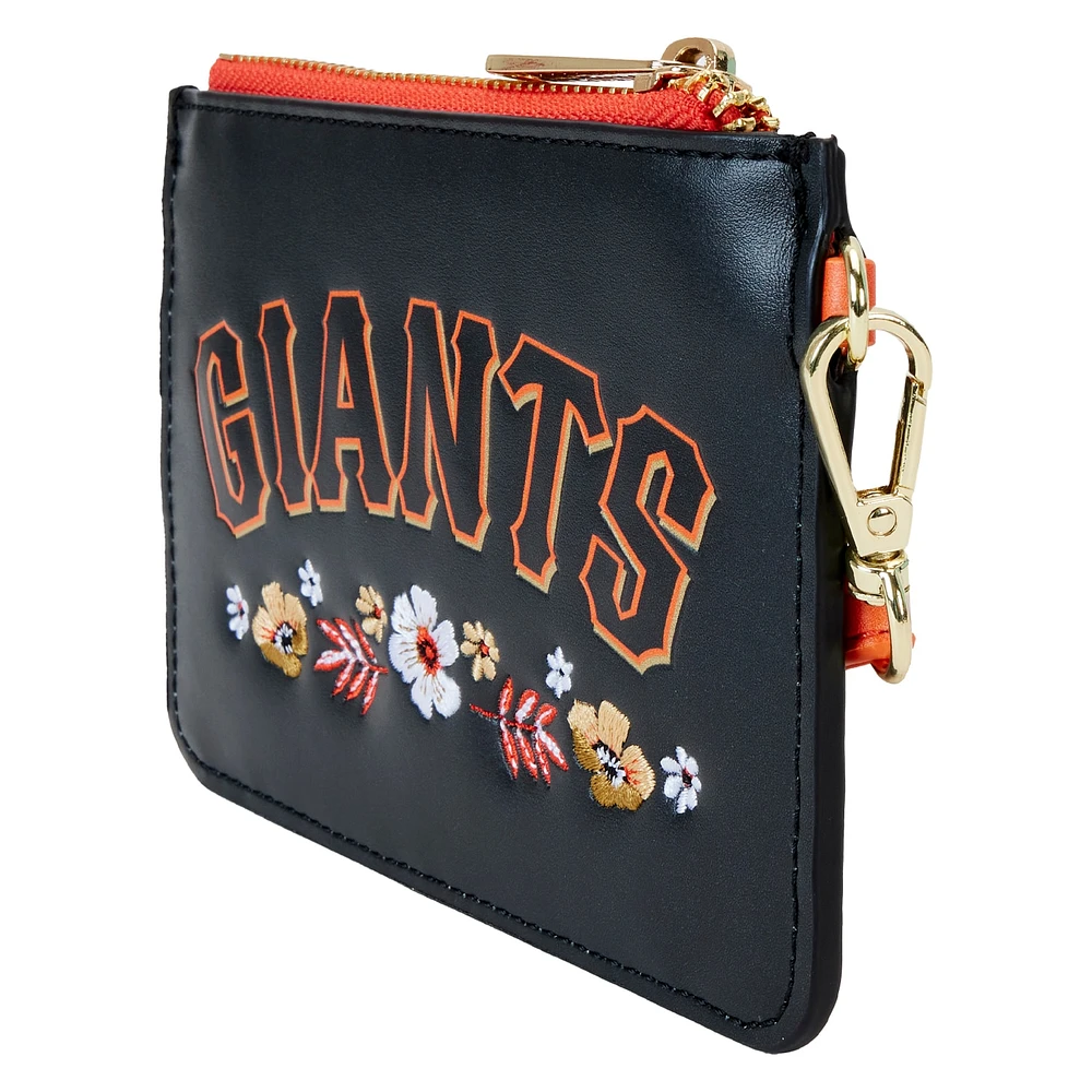 Loungefly San Francisco Giants Floral Wrist Clutch