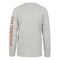 T-shirt à manches longues Franklin gris vieilli pour homme '47 San Francisco Giants Big & Tall