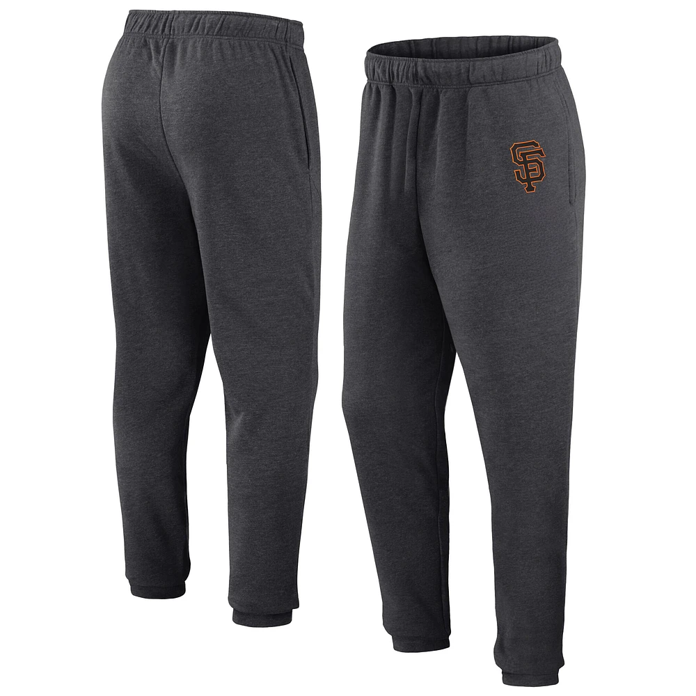 Pantalon de jogging en polaire pour homme Fanatics Heather Charcoal San Francisco Giants