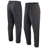 Pantalon de jogging en polaire pour homme Fanatics Heather Charcoal San Francisco Giants