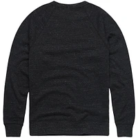 Men's Homage  Charcoal San Francisco Giants Retro Tri-Blend Pullover Sweatshirt