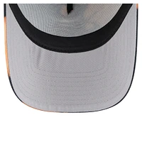 Men's New Era  Black San Francisco Giants Bleached A-Frame 9FORTY Adjustable Hat