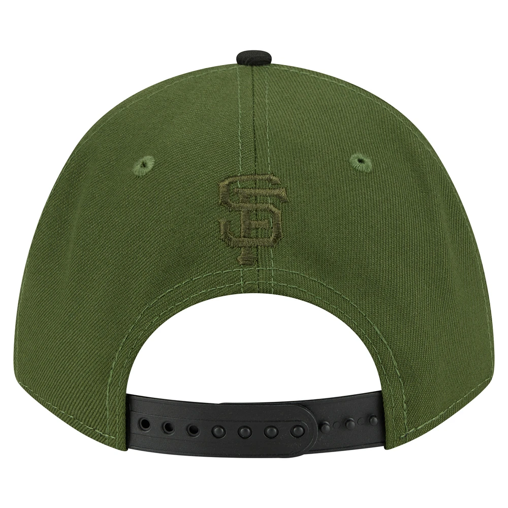 Men's New Era Dark Green San Francisco Giants City Feature 9FORTY A-Frame Adjustable Hat