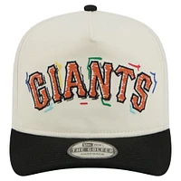 Casquette ajustable blanche New Era pour homme, motif gribouillis de l'équipe des Giants de San Francisco
