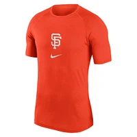 Men's Nike  Orange San Francisco Giants City Connect Performance Raglan Base Layer Top