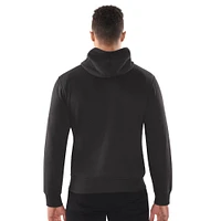 Men's Starter  Black San Francisco Giants Classic Distressed Full-Zip Hoodie
