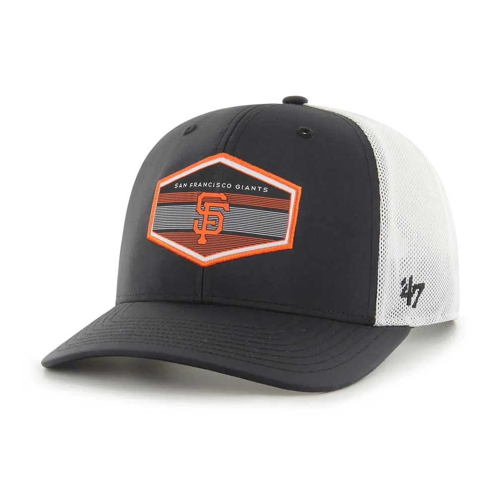Lids San Francisco Giants '47 Burgess Trucker Snapback Hat - Black