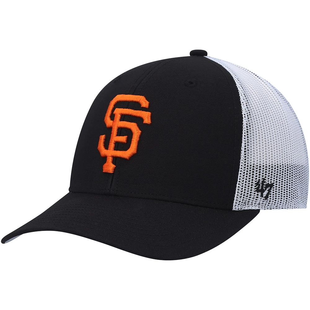 Casquette snapback avec logo principal San Francisco Giants '47 pour homme, noir/blanc