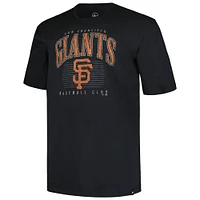 T-shirt noir à double en-tête '47 des Giants de San Francisco pour hommes