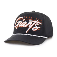 Men's '47  Black San Francisco Giants Condor Hitch Adjustable Hat