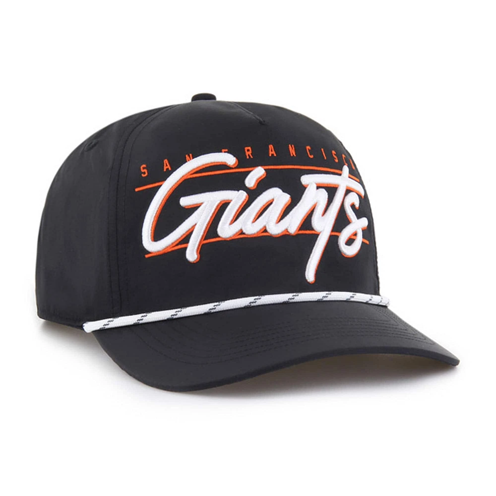 Men's '47  Black San Francisco Giants Condor Hitch Adjustable Hat