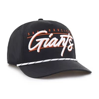 Men's '47  Black San Francisco Giants Condor Hitch Adjustable Hat