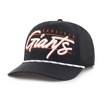 Men's '47  Black San Francisco Giants Condor Hitch Adjustable Hat