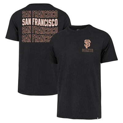 T-shirt noir '47 pour hommes des Giants de San Francisco Hang Back Franklin