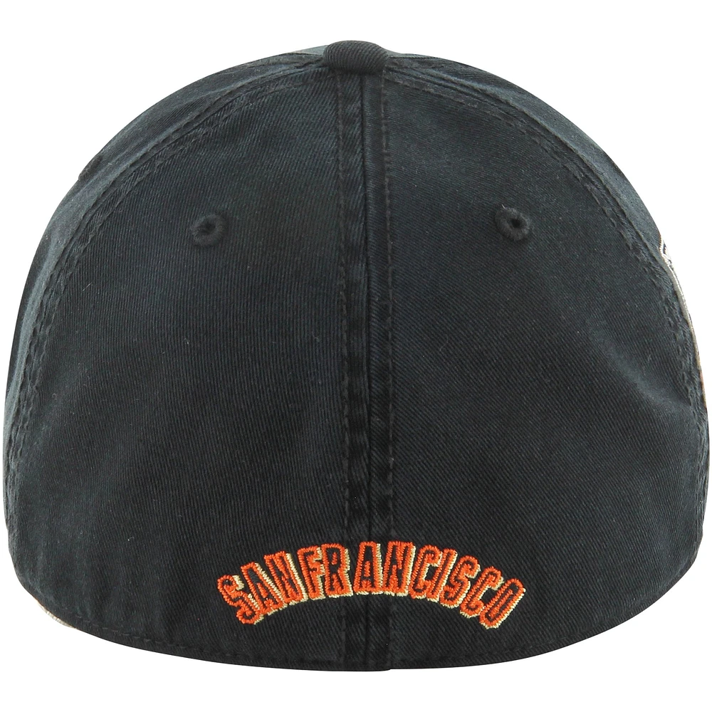 Men's '47 Black San Francisco Giants Sure Shot Classic Franchise Fitted Hat