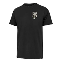 Men's '47  Black San Francisco Giants Turn Back Franklin T-Shirt