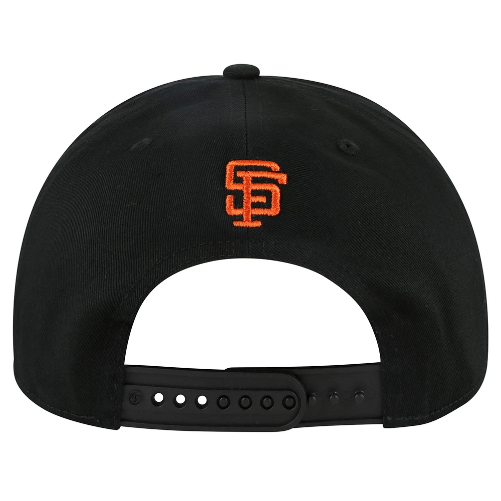 Casquette ajustable Premier Hitch de la collection Wax Pack Collection Premier Hitch des Giants de San Francisco '47, noire, noire