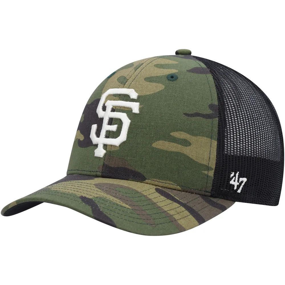 Men's '47 Orange San Francisco Giants Secondary Trucker Snapback Hat