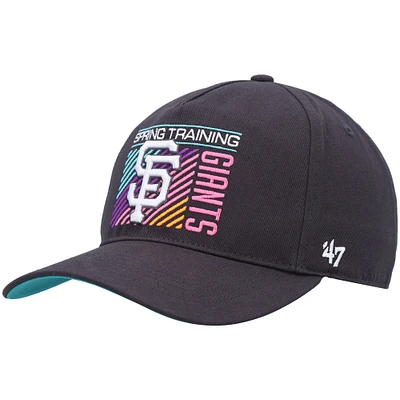 Men's '47  Charcoal San Francisco Giants 2023 Spring Training Reflex Hitch Snapback Hat